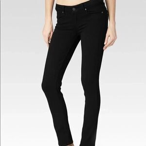 Paige Peg Skinny Jeans, Black